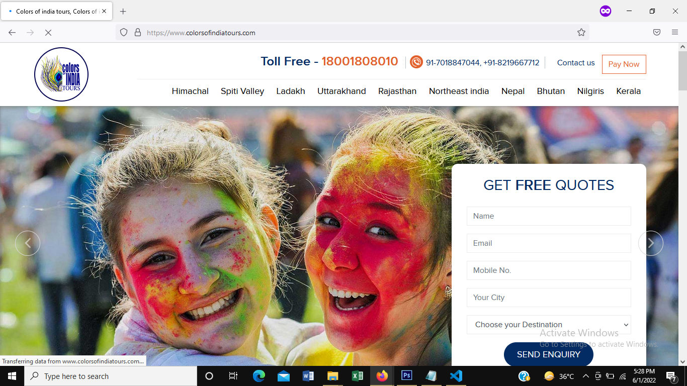 http://www.colorsofindiatours.com/